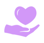 איור של יד ולב